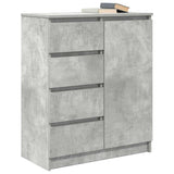 Sideboard with Drawers Concrete Grey 71x35x84 cm Engineered Wood 861583