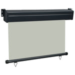 ZNTS Balcony Side Awning 85x250 cm Grey 48410