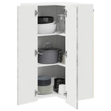 Wall Corner Cabinet LUCCA Concrete Grey 57 x 57 x 100 cm 885168