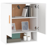 Wall Cabinet White 60x31x70 cm Engineered Wood 812870