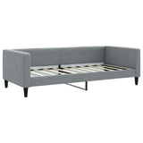 Daybed with Trundle without Mattress Light Grey 90x190 cm Single 3196647