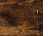 TV Cabinet Smoked Oak 102x30x37.5 cm Engineered Wood 823258