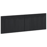 Wall-Mounted Headboard ALKMAAR Black Engineered Wood 896286