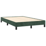 Bed Frame without Mattress Dark Green 120x190 cm Small Double Velvet 379505