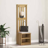 Hall Tree SANDNES 45x40x159.5 cm Solid Wood Pine 4010479