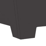 Fire Pit Black 80 x 80 x 40 cm Steel 858968
