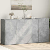 Sideboards 2 pcs Concrete Grey 79x38x80 cm Engineered Wood 3276605