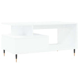 Coffee Table White 90x49x45 cm Engineered Wood 831012
