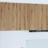 Hanging Cabinet with Door Artisan Oak and White 40 x 31 x 80 cm 884265
