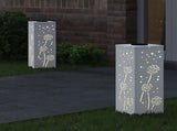 Solar LED Pathway Light 2 pcs Warm White 18 x 18 x 50 cm 879766