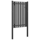 Garden Fence Gate Steel 100x150 cm Anthracite 146330