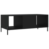 Coffee Table Black 102x50x40 cm Engineered Wood 829309