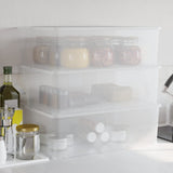 Plastic Storage Boxes 3 pcs 25 L Stackable 154988