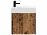 Bathroom Vanity Unit with Tap Old Wood 45.5 x 22.5 x 84 cm 889431