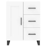 Highboard White 69.5x34x180 cm Engineered Wood 3190045