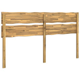 Live Edge Headboard ROSTOCK White 200 cm Solid Acacia Wood 903280