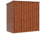 Garden Sheds Brown 153.5 x 86 x 200 cm Metal 42011300