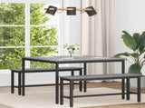 Dining Tables 110 x 110 x 75 cm METAL 892641
