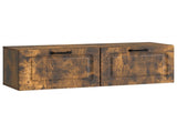 Wall-Mounted TV Cabinet Wall-mounted Smoked Oak 98 x 31 x 30 cm 899410