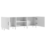 TV Cabinet White 150x30x50 cm Engineered Wood 829092
