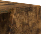 Side Shelf Smoked Oak 33 x 32 x 100.5 cm Engineered Wood 892422