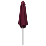 Garden Parasol with Base 270 x 270 cm Polyester Rectangular 42036190