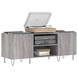 Record Cabinet Grey Sonoma 121x38x48 cm Engineered Wood 831682