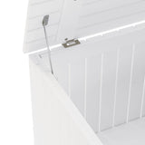 Storage Box with Lid RANA White 60x49x54 cm Solid Wood Pine 4002328