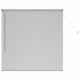 Window Blind with Curtains Manual Silver Aluminium 42005902