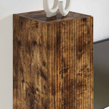TV Wall Cabinet Wall-mounted 2 pcs Smoked Oak 30 x 31 x 60 cm 892280