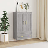 Highboard Grey Sonoma 69.5x31x115 cm Engineered Wood 830314