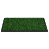 Pet Toilets 2 pcs with Tray & Faux Turf Green 76x51x3 cm WC 170770