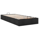 Ottoman Bed Frame without Mattress Black Single Fabric 3310918