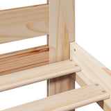 Bed Frame without Mattress 160x200 cm Solid Wood Pine 855555