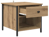 Bedside Cabinet with Drawer 2 pcs Artisan Oak 40 x 42 x 50 cm 881849