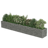 Gabion Raised Bed Galvanised Steel 360x50x50 cm 143561