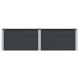 Garden Raised Bed Black 200 x 50 x 54 cm 42038984