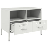 TV Cabinet White 68x39x50.5 cm Steel 843052