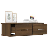 Wall Cabinet Brown Oak 60x26x18.5 cm Engineered Wood 815080
