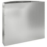 Planter Silver 60 x 30 x 50 cm Galvanised Steel 883722