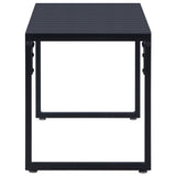 Garden Bench 120.5 cm PS Board Black 49492