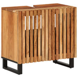 2 Piece Bathroom Furniture Set Solid Wood Acacia 3217092