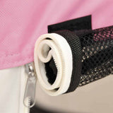 171010 Foldable Dog Playpen with Carrying Bag Pink 110x110x58 cm