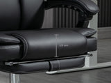 Six Point Vibrating Massage Office Chair - Black T3398P329443