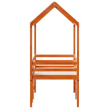 High Sleeper Bed without Mattress Wax Brown 90x200 cm Solid Wood Pine 3282134