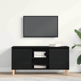TV Cabinet Black Oak 102 x 35 x 50 cm Engineered Wood 862584