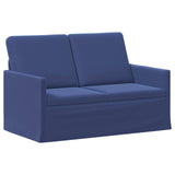 2 Seater Sofa Police Blue 130 x 81 x 82 cm Velvet 42041066