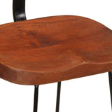Bar Stools 2 pcs 49x43x79 cm Solid Wood Mango 4013526