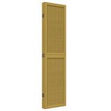Room Divider 5 Panels Brown Solid Wood Paulownia 358821
