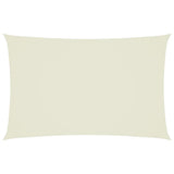 Sunshade Sail Oxford Fabric Rectangular 2.5x5 m Cream 135209